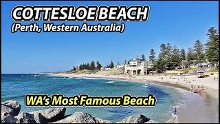 Walking Tour COTTESLOE BEACH  Perths Icon and Most Famous Beach  Perth Western Australia [upl. by Anselmo88]