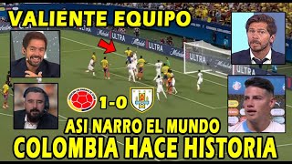 REACCIONO A COLOMBIA VS URUGUAY A LA FINAL DE COPA AMERICA [upl. by Eul161]