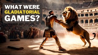 Romes Greatest Show Fun Facts About Gladiatorial Games [upl. by Adnouqal163]