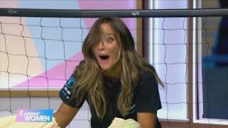 Ruth kicks ball at Frankies head  Loose Women  9th June 2022 [upl. by Stew]