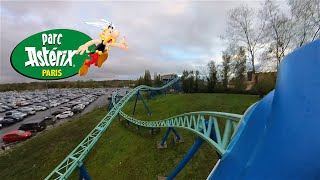 Parc Astérix  Pégase Express 4K POV [upl. by Tatiania]