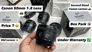 Canon 50mm 18 STM Lens  Second Hand Lens  Old Lenses  Canon Lenses Second Hand Camera Market 📸📍 [upl. by Chaworth40]