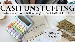 Cash Condensing  Cash Unstuffing  Bill Exchange  Sinking Funds  Savings Challenges [upl. by Aissatan280]