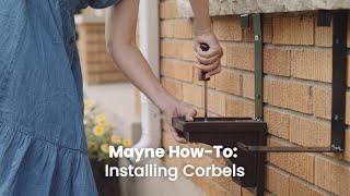 Mayne Howto Install Corbels [upl. by Prud]