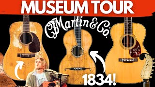 Martin Guitar MUSEUM TOUR Playing the RAREST [upl. by Tressia]