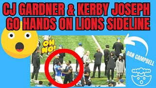 Kerby Joseph Goes Ballistic On The Sideline  Exclusive Footage Inside [upl. by Laefar]