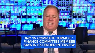 DNC in complete turmoil finance committee member says in extended interview  NewsNation [upl. by Kellby]