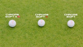 Spin Sound Feel What are you looking for in a golf ball  2022 Chrome Soft Family Test Flight [upl. by Namus229]