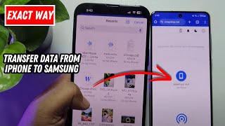 How To Transfer Data From iPhone To Samsung [upl. by Lezah]