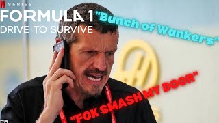 Guenther Steiner Funny Drive to Survive Moments [upl. by Maher]