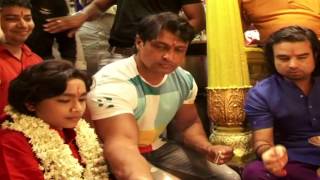 Colors Tv Serials Shanis Shani and Suryadev Visit and Pray at Real Shani Temple at Indore [upl. by Einnad543]