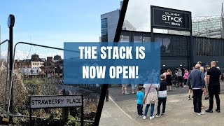 Newcastle United fans will queue for ANYTHING The Stack opens as we try the regions BEST burger [upl. by Odnarb]