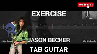 JASON BECKER  EXERCISE  TAB GUITAR [upl. by Eitsyrk195]