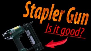 Lidl Parkside Pneumatic Stapler PDT 40 D3 unboxing [upl. by Enelahs513]