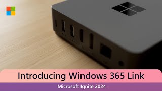 Introducing Windows 365 Link Satya Nadella at Microsoft Ignite 2024 [upl. by Dionisio]