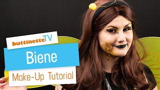 Biene schminken  buttinette TV MAKEUPTUTORIAL [upl. by Langsdon]