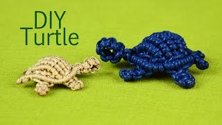 How to Macramé Turtle Tortoise Tortue Tortuga Tartaruga [upl. by Volpe]