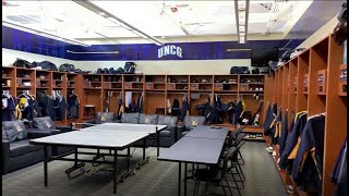 EXTRA UNCG BASEBALL  Clubhouse Tour  JRuddScout  2020 College Tour [upl. by Alacim409]