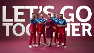 Qatar Airways x Royal Challengers Bengaluru Lets Go Together [upl. by Ardnala263]