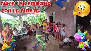 Nayeli se emociona gritando Alex😂 Comenzamos la reventazón de piñatas🤡 Cumple de Coco Parte 12 [upl. by Uriiah]