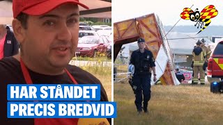 Knallaren Adam bevittnade dödsolyckan på Kiviks marknad ”Jättejobbigt” [upl. by Erdnoid]