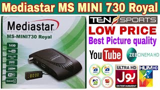 Mediastar MS MINI 730 Royal Receiver Unboxing [upl. by Ardek]