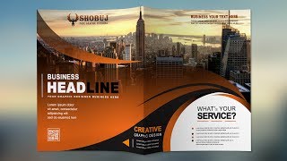 How to Create a Professional Brochure in Photoshop [upl. by Hoashis]