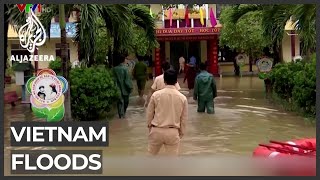 Vietnam Dozens killed after storm unleashes floods [upl. by Gilus110]