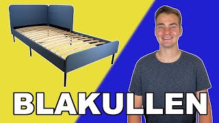 BLAKULLEN Bed Frame with Corner Headboard IKEA Tutorial [upl. by Dean]