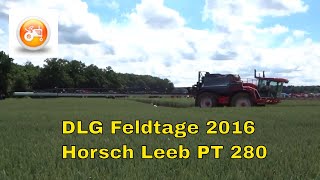 DLG Feldtage 2016  Horsch Leeb PT 280 self propelled sprayer in demonstration field [upl. by Halfon]