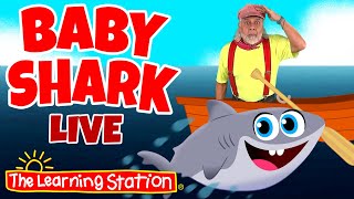 Baby Shark Live ♫ Brain Break ♫ Action Song ♫ Family Adventure ♫ Kids Songs by The Learning Station [upl. by Omsoc627]