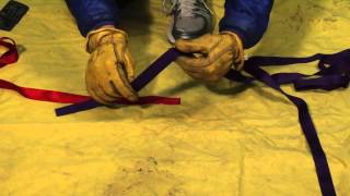 Climbing Tools TapeWater Knot [upl. by Oiruam]