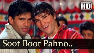 Suit Boot Pahno Ya Kurta Song  Hum Se Badkar Kaun Movie  Saif Ali Khan  Suniel S  90s Hit Songs [upl. by Hopfinger933]