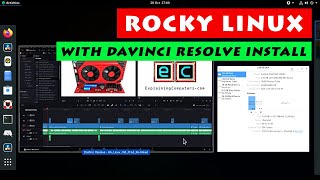 Rocky Linux  with DaVinci Resolve Install [upl. by Willabella]