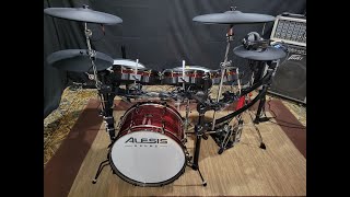 How I Record Alesis Strata Prime Drums [upl. by Lybis979]