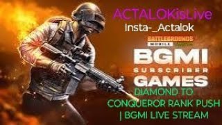 DAY 1 OF BGMI RANK PUSH BOOM BAAM BGMI CLASSIC GAMEPLAY WITH FRIENDS  ACTALOKisLive [upl. by Orsay]