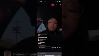 Jaleec on IG Live talking about girls being set up artist amp EBK JAAYBO Trolling her [upl. by Harias]