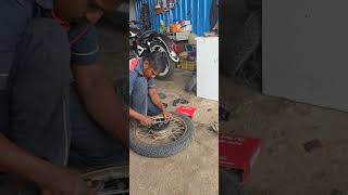 Super Splendor chain keet work rajmaneautomotive [upl. by Ddot]