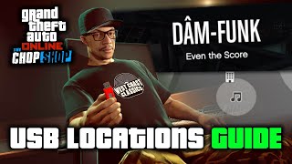 GTA Online How To Unlock NEW quotEven The Scorequot Music All 5 USB Locations Guide [upl. by Blasius]