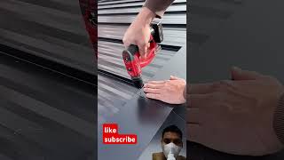 installation of roof joints construction roofing tools diy roof metal welder welding [upl. by Aniraad]