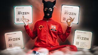 Тестсравнение Ryzen 1600 vs 3500x vs 3300x vs 5500  Бюджетные игровые процессоры AMD в 2024 году [upl. by Berck]