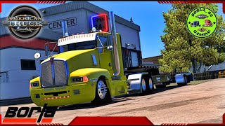 Kenworth t600 Day Cab Entrega de Yate 28 Ton Hacia GallupNV American Truck Simulator [upl. by Anatole560]