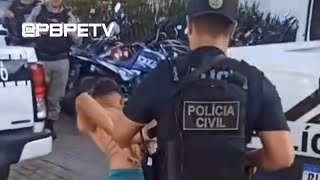 POLÍCIA CIVIL PRENDE SUSPEITO DE H0MICÍDI0 EM ALHANDRA [upl. by Idnic]