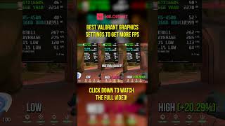 ☝️ Best VALORANT Graphics Settings for FPS  Full Vídeo☝️ [upl. by Osbert14]