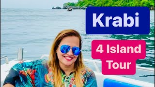 Krabi 4 Islands Tour  Swimming Snorkeling Rock Climbing and Vegetarian Lunch [upl. by Gigi]