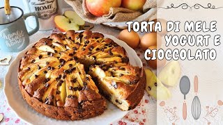 TORTA DI MELE E YOGURT CON CIOCCOLATO [upl. by Platon760]