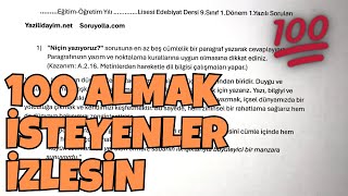 9Sınıf Edebiyat 1Dönem 1Yazılı [upl. by Belle]