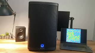 Turbosound Milan M10 Speaker Sound amp Frequency Response Test [upl. by Boyer357]