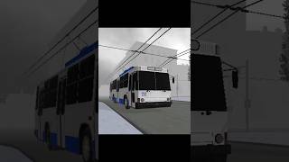 MicroTrolleybus Simulator automobile trolleybus gaming trolleybuses games beamngdrive [upl. by Abbub]