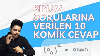 SINAV SORULARINA VERİLEN KOMİK CEVAPLAR 🤣 [upl. by Jovitah]